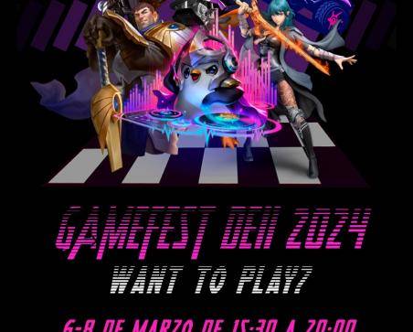 Cartel promocional del GameFest 2024