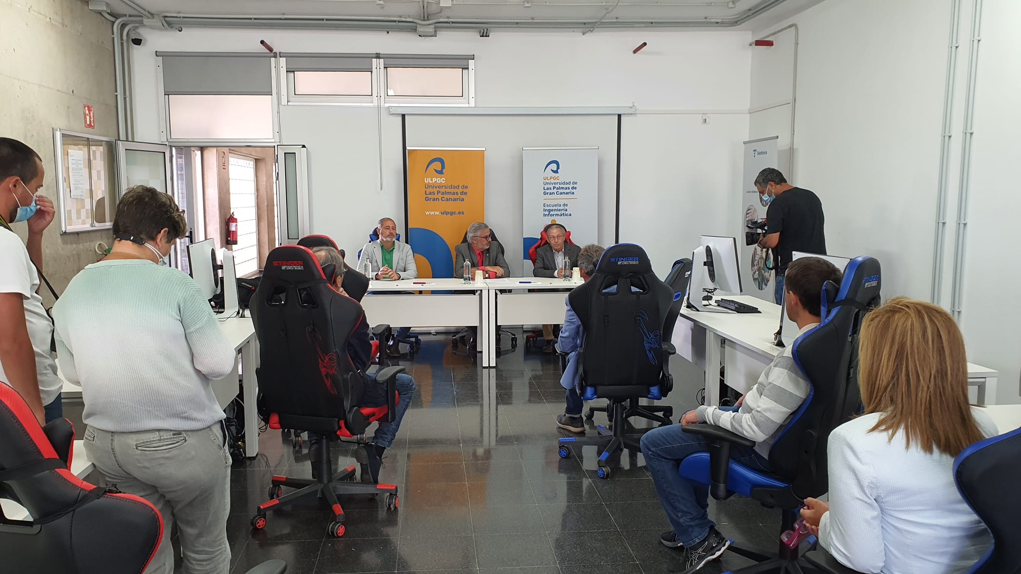 Fotografía del momento de la presentación del II Campeonato Virtual de Rallys