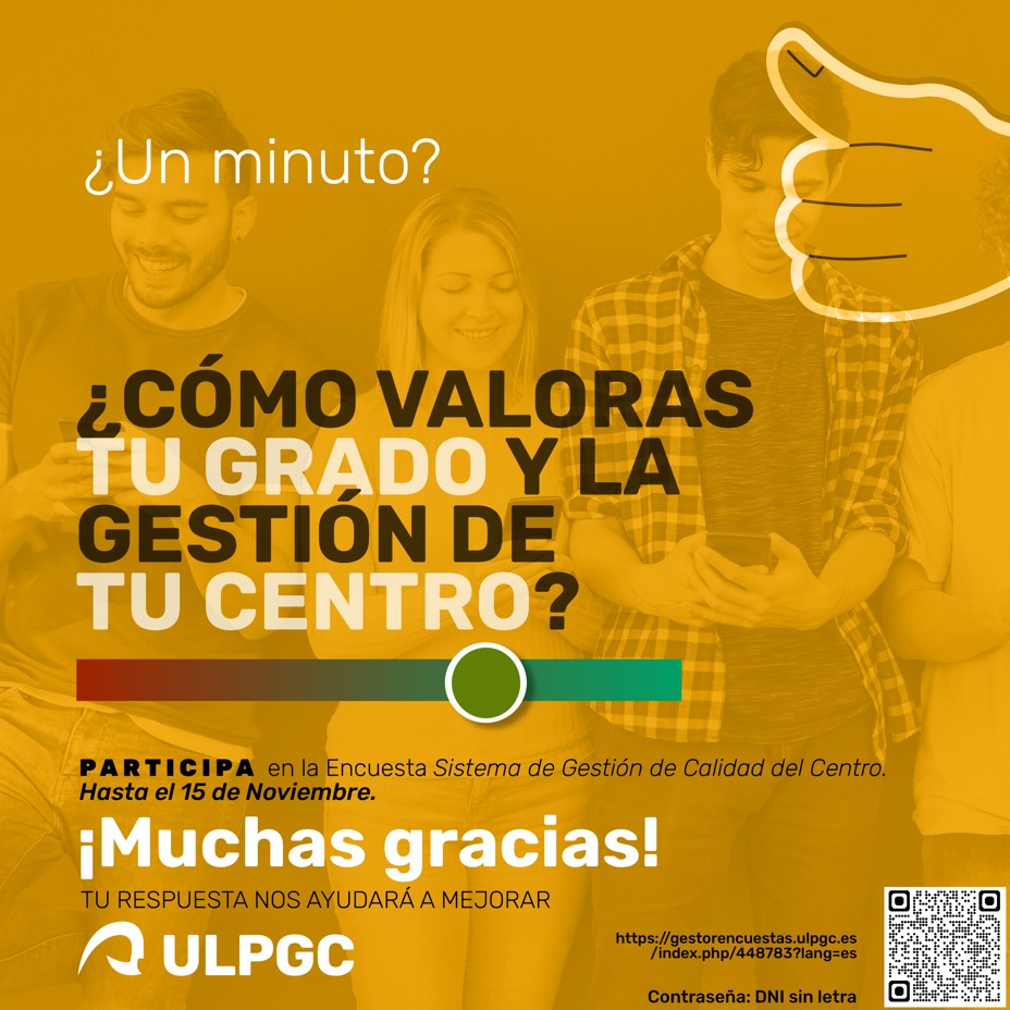 Imagen con código QR para acceder a la encuesta de satisfación para los grados