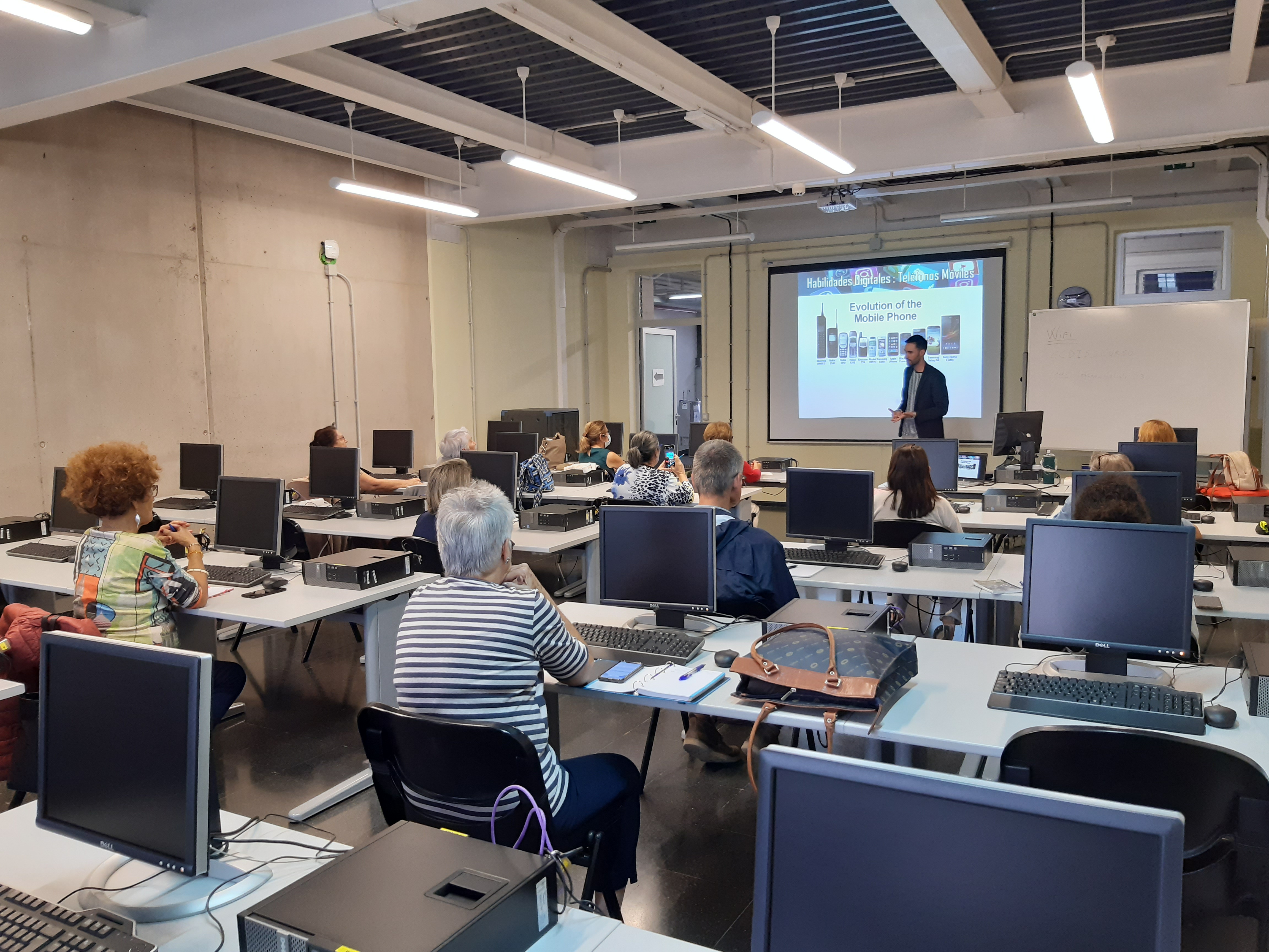 Instantánea de un momento del taller