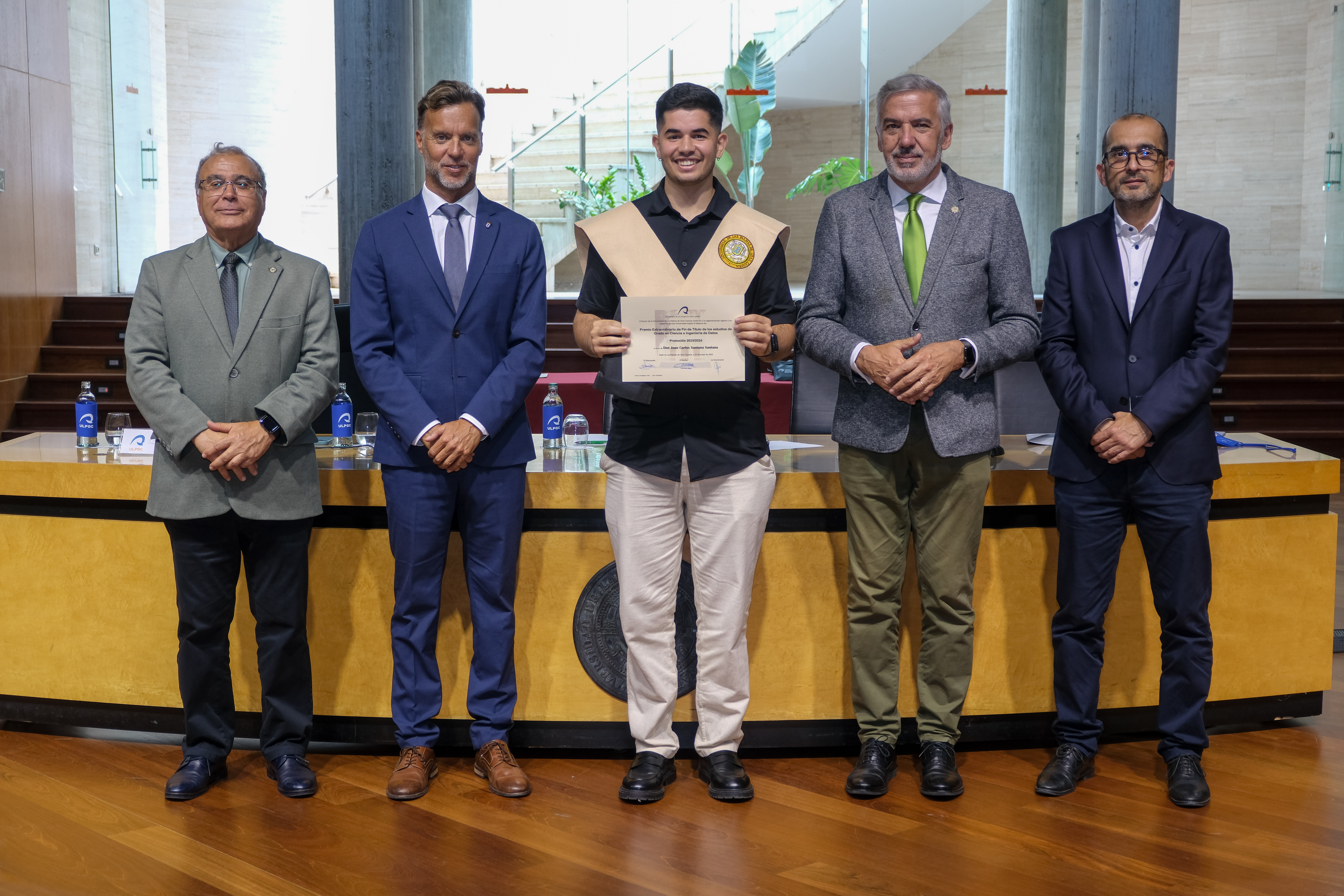 Foto de una instantánea de la entrega de premios