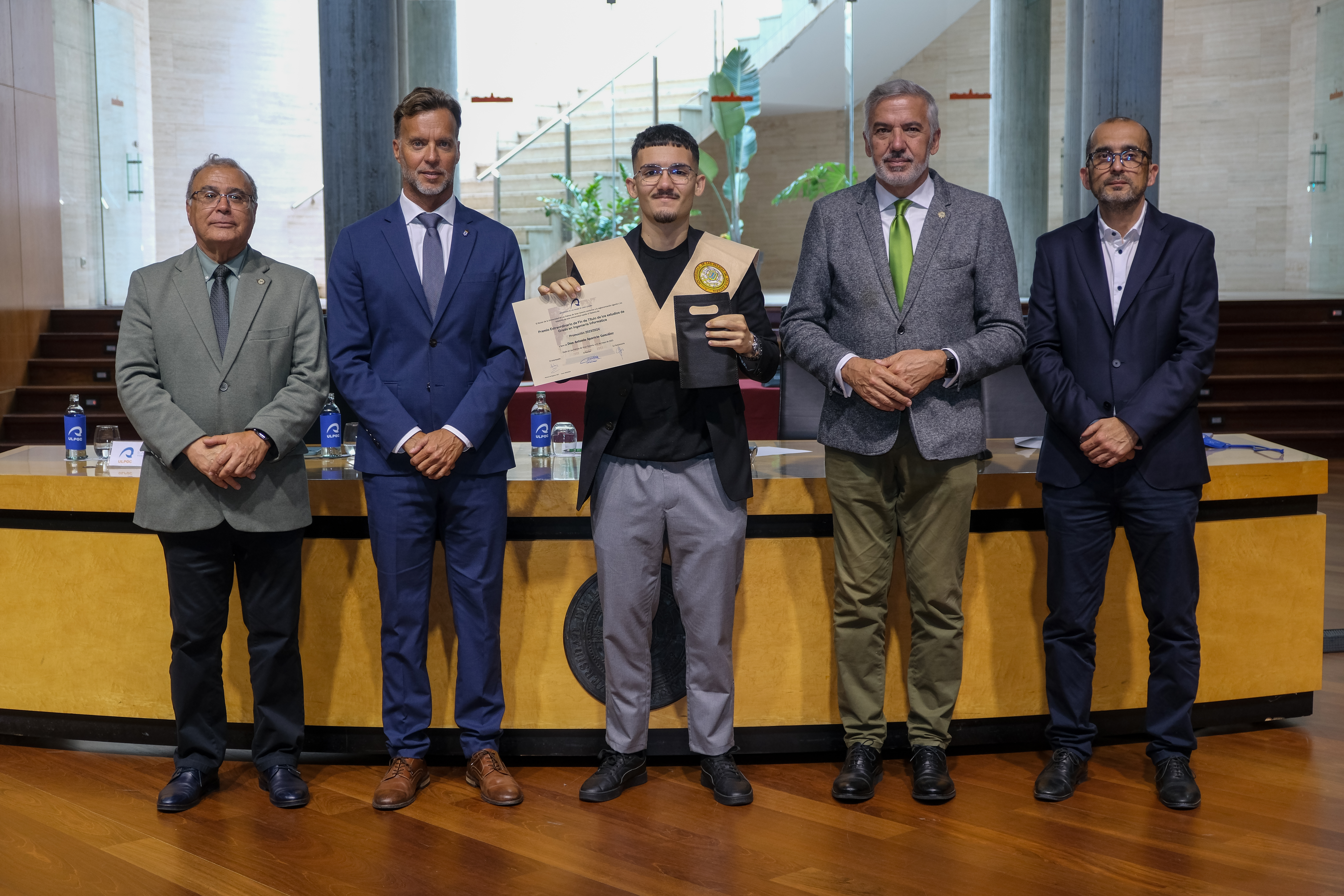 Foto de una instantánea de la entrega de premios
