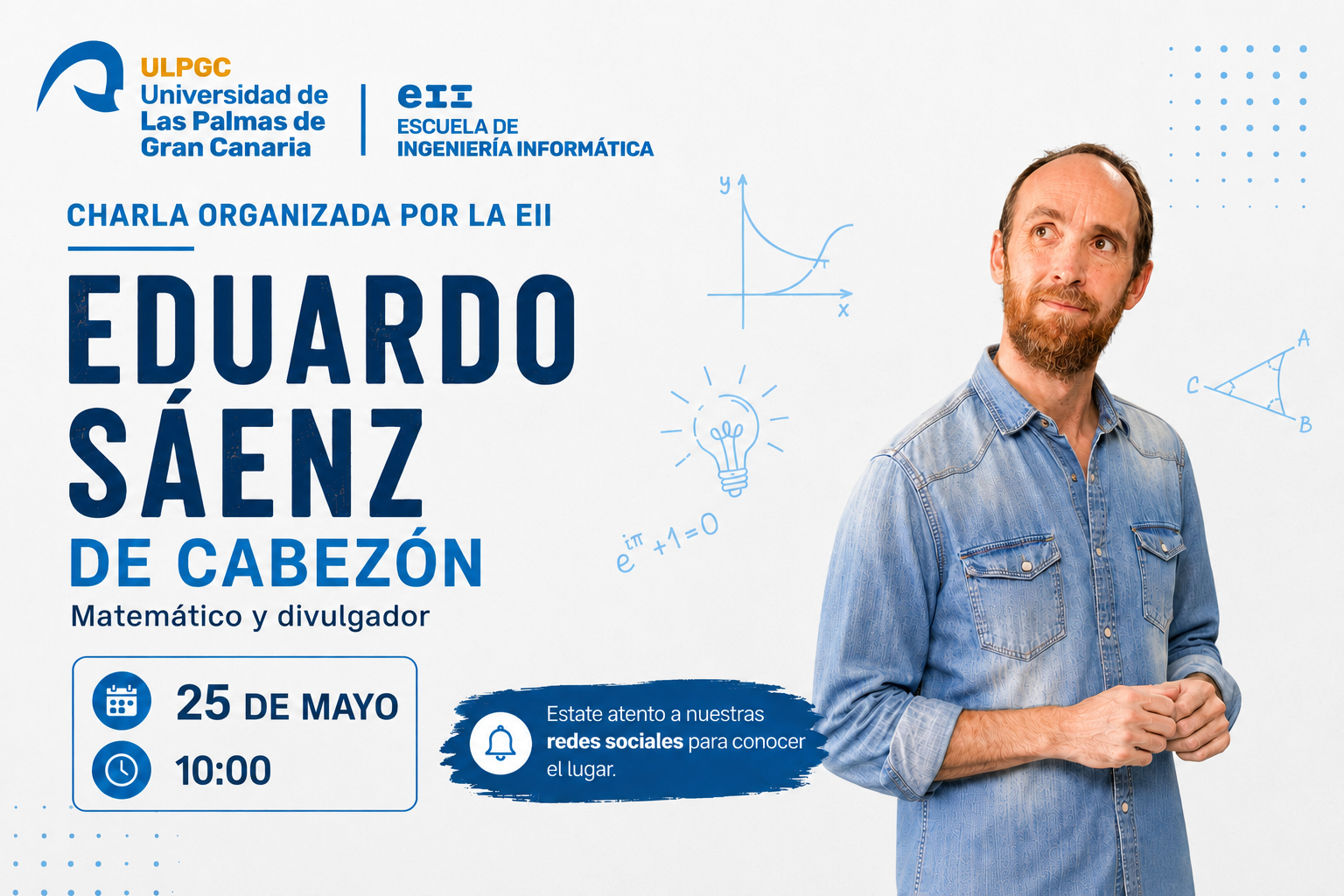 Imagen de la charla de Eduardo Sáenz de Cabezón