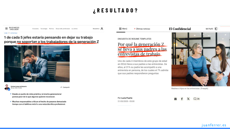 Página del dossier del proyecto Despierta