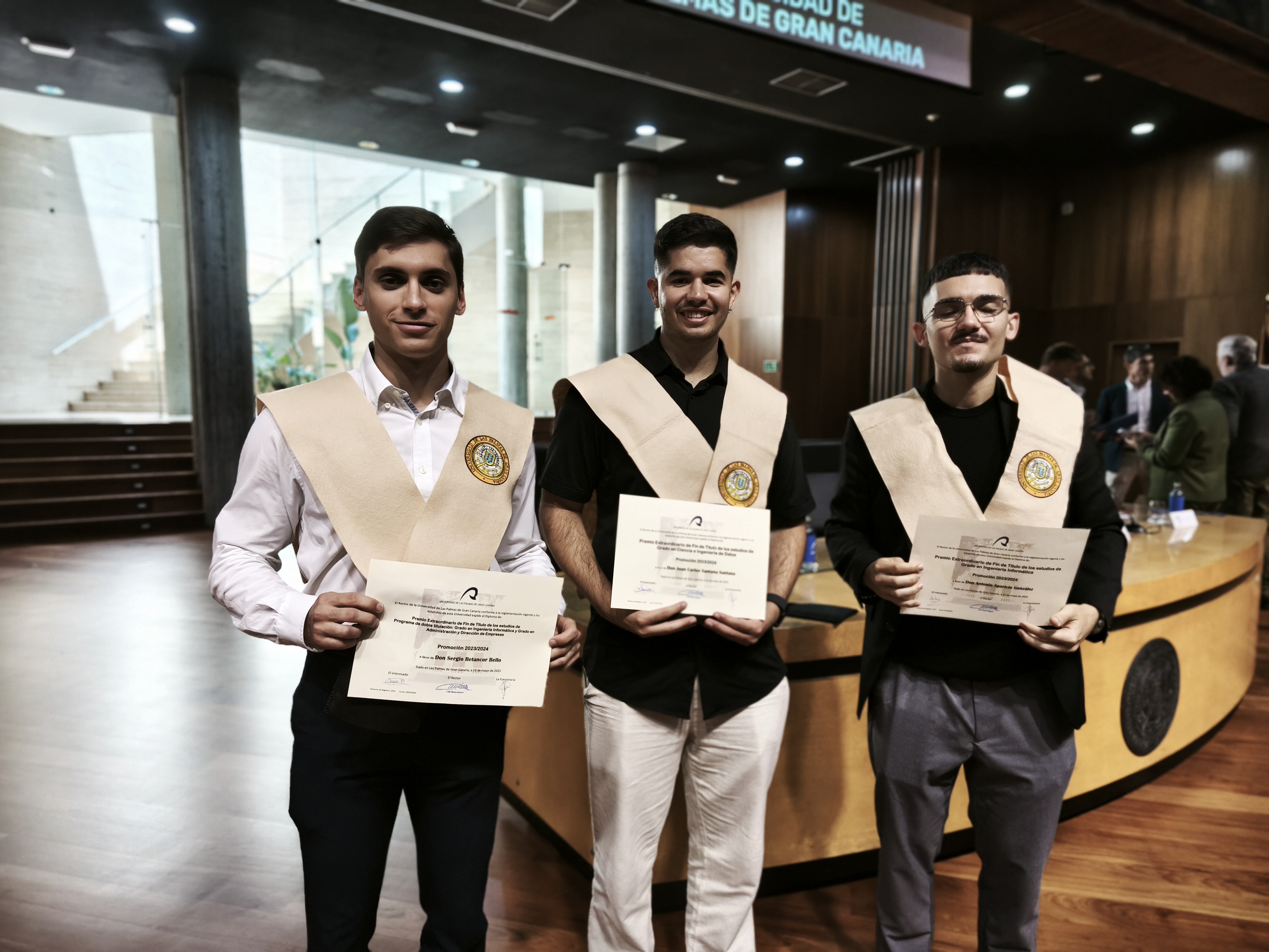Foto de una instantánea de la entrega de premios