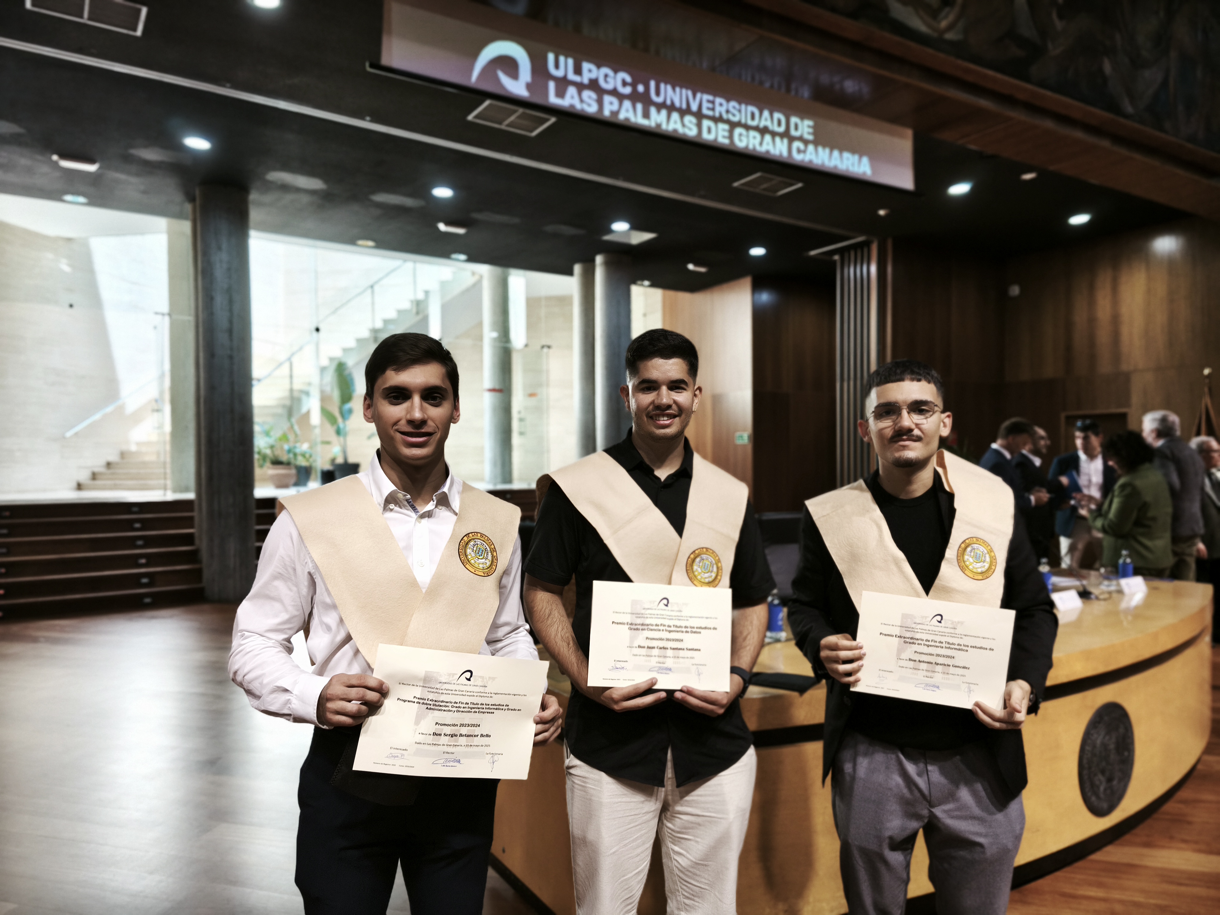 Foto de una instantánea de la entrega de premios