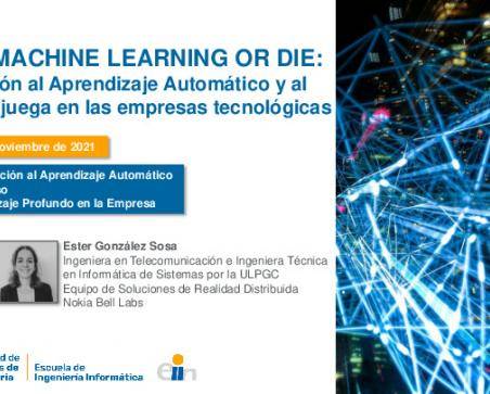 Cartel seminario learn machine learning or die