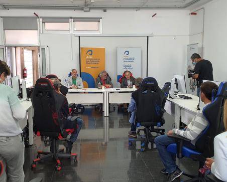 Fotografía del momento de la presentación del II Campeonato Virtual de Rallys