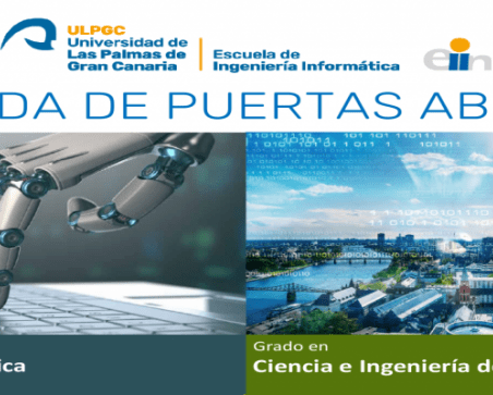 Cartel promocional de la jornada de puertas abiertas