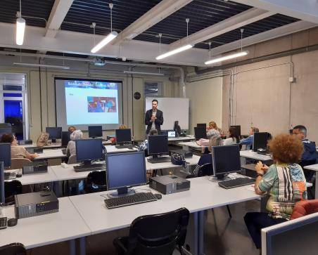 Instantánea de un momento del taller