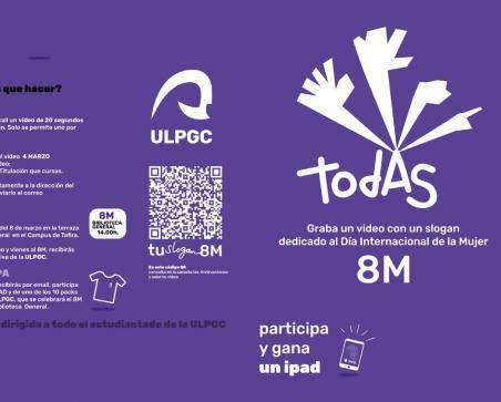 Cartel de la actividad por el 8M