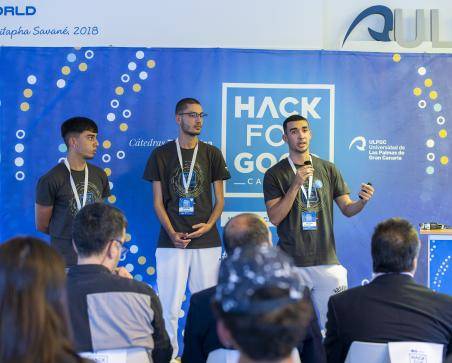 Instantánea de la celebración del HackForGood Canarias 2024