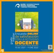 Encuesta ONLINE de satisfacción con la actividad docente