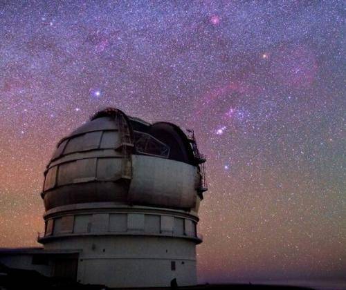 Imagen del telescopio del astrofísico