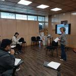 Instantánea de la impartición del taller