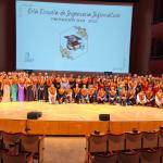 Instantánea de la ceremenia de entrega de orlas de la promoción 2024/2025